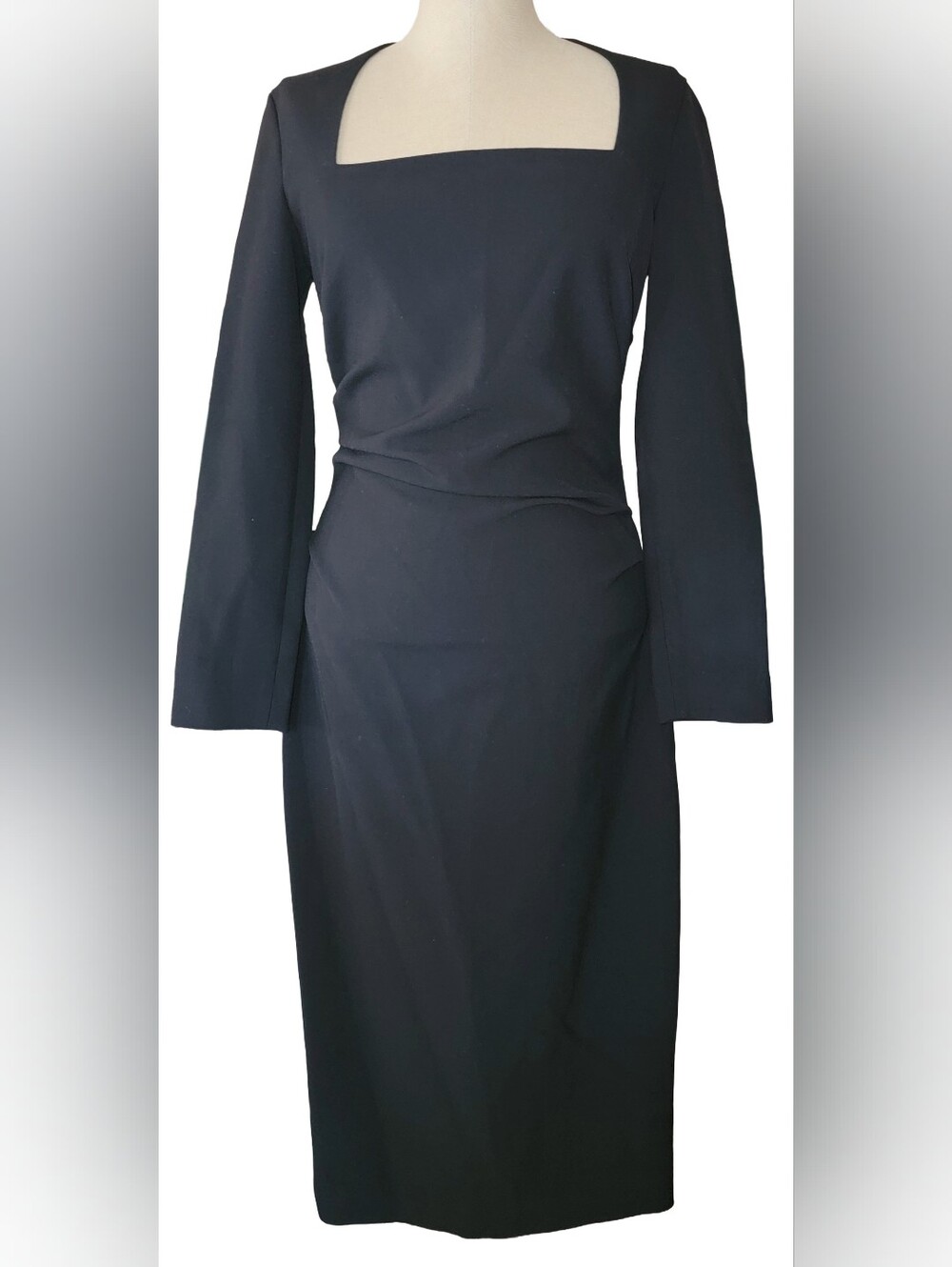 ZARA Classic Black Long-Sleeve Women's Dress